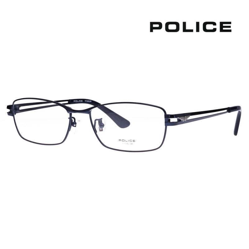 VPLR32J 0N28 55 POLICE メンズ スクエア チタン ジャパンモデル