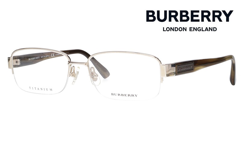 Burberry メガネ BE1236T 1005 55 バーバリー メガネ 眼鏡 チタン チタニウム