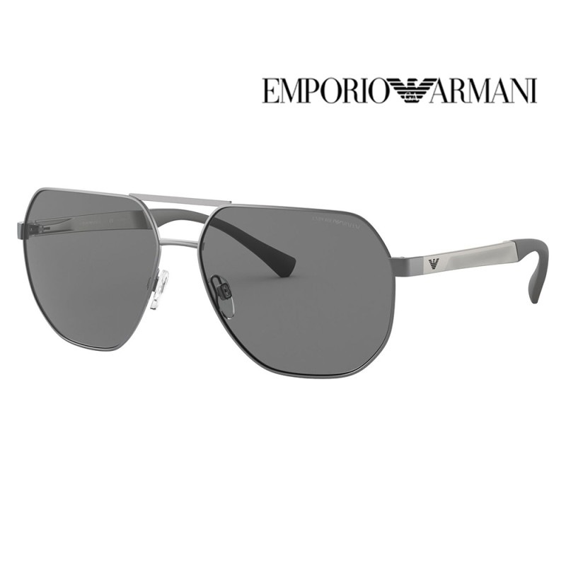 EA2099D 300381 61 EMPORIO ARMANI エンポリオアルマーニ サングラス アジアンデザインモデル スクエア メタル 偏光