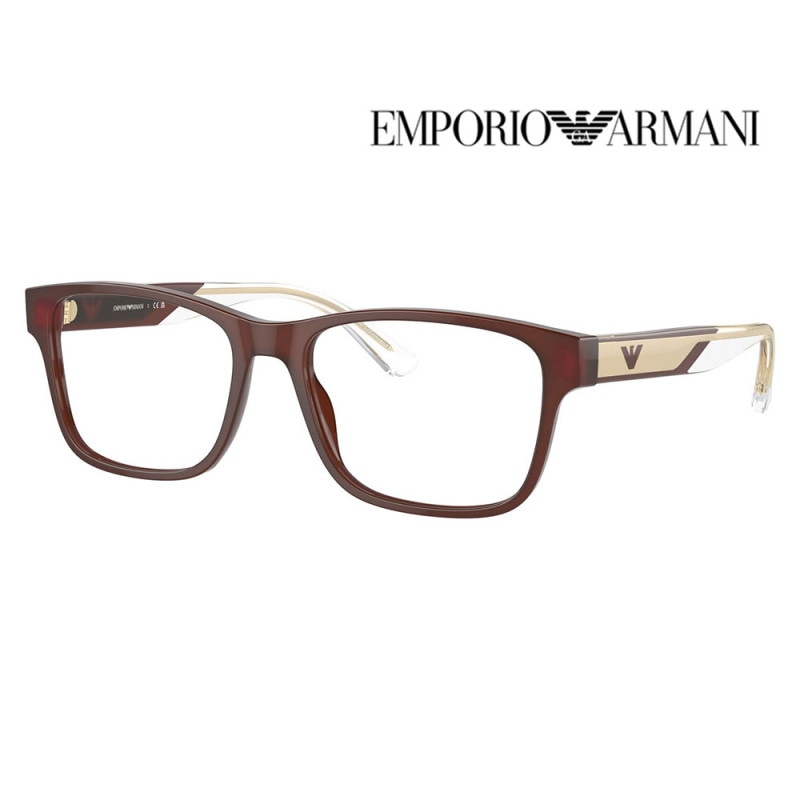 EA3239F 6095 55 エンポリオアルマーニ EMPORIO ARMANI フルフィットモデル スクエア セル メンズ