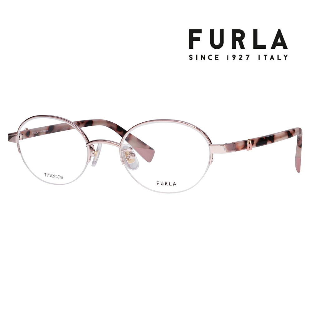 フルラ★女性向オーバル系メガネフレーム51mmサイズ★VU4298J★軽量チタン メガネフレーム ブランド 眼鏡フレーム フルラ レディース 女性