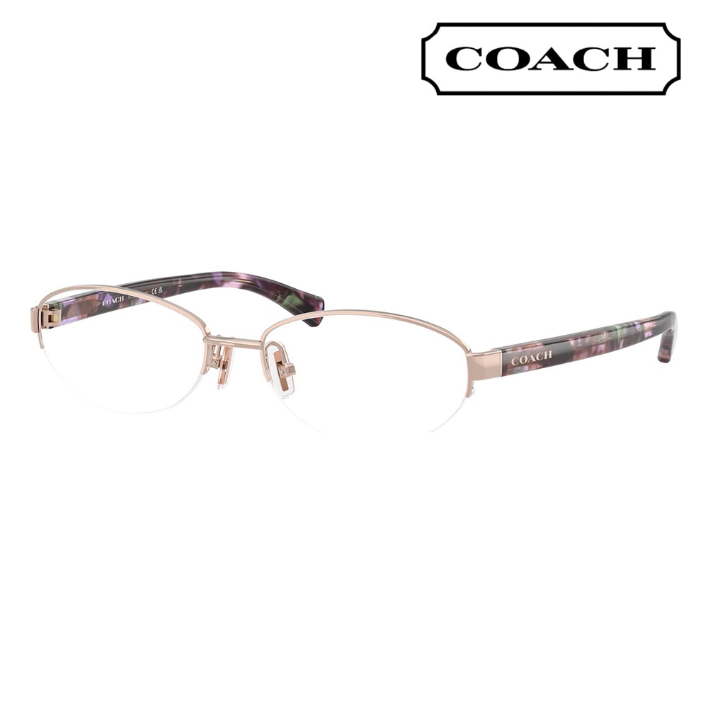 【美品】COACH コーチ ハーフリム メガネフレーム HC5081TD COACH（コーチ） アウトレット メガネフレーム HC5081TD 9073 54