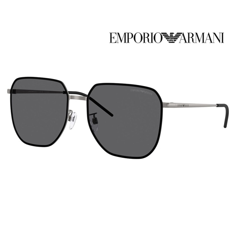 EA2135D 300381 60 EMPORIO ARMANI エンポリオアルマーニ サングラス メタル スクエア メンズ アジアンモデル 偏光　|商品検索