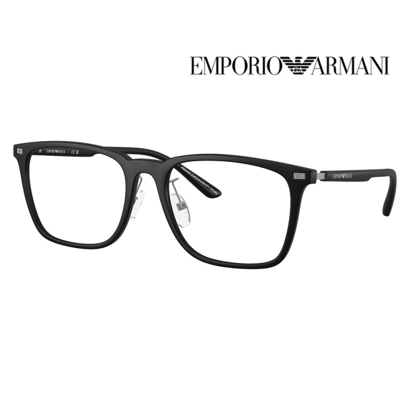 EA3263D 5001 55 エンポリオアルマーニ EMPORIO ARMANI セル スクエア メンズ アジアンモデル