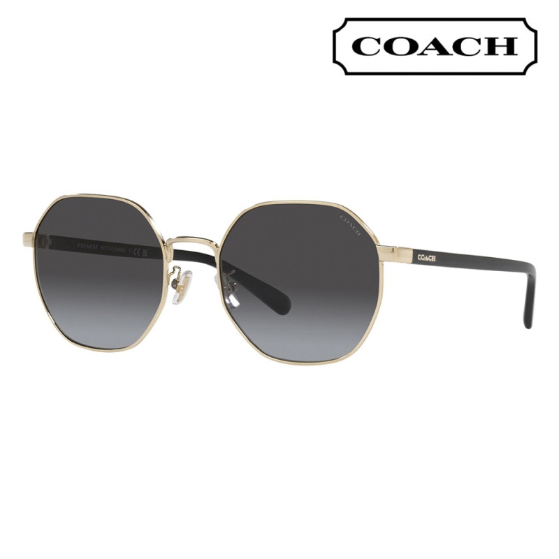 HC7147 90058G 56 COACH CH556 多角形 メタル レディース