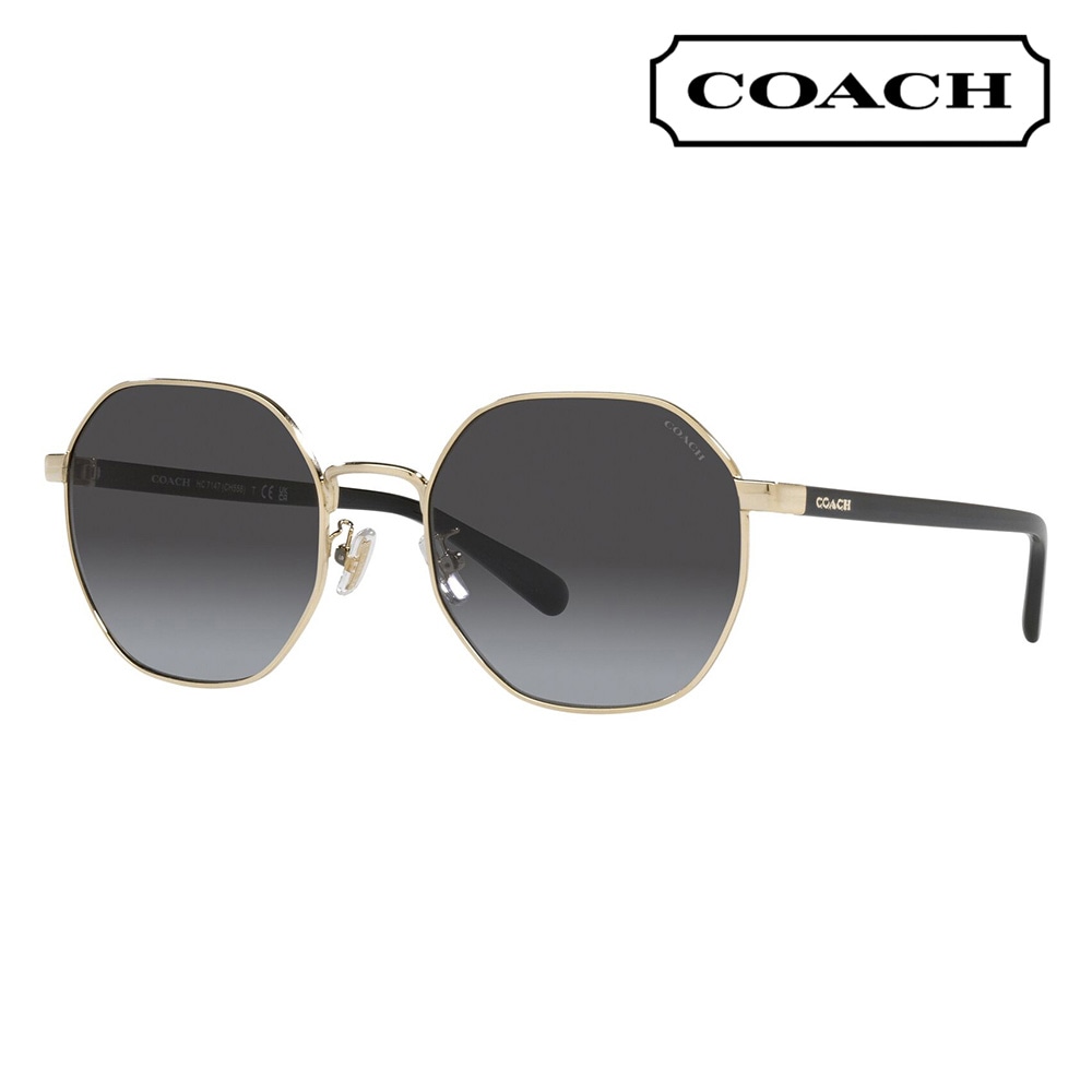 COACHのメガネ HC7147 90058G 56 COACH CH556 多角形 メタル レディース | 商品検索
