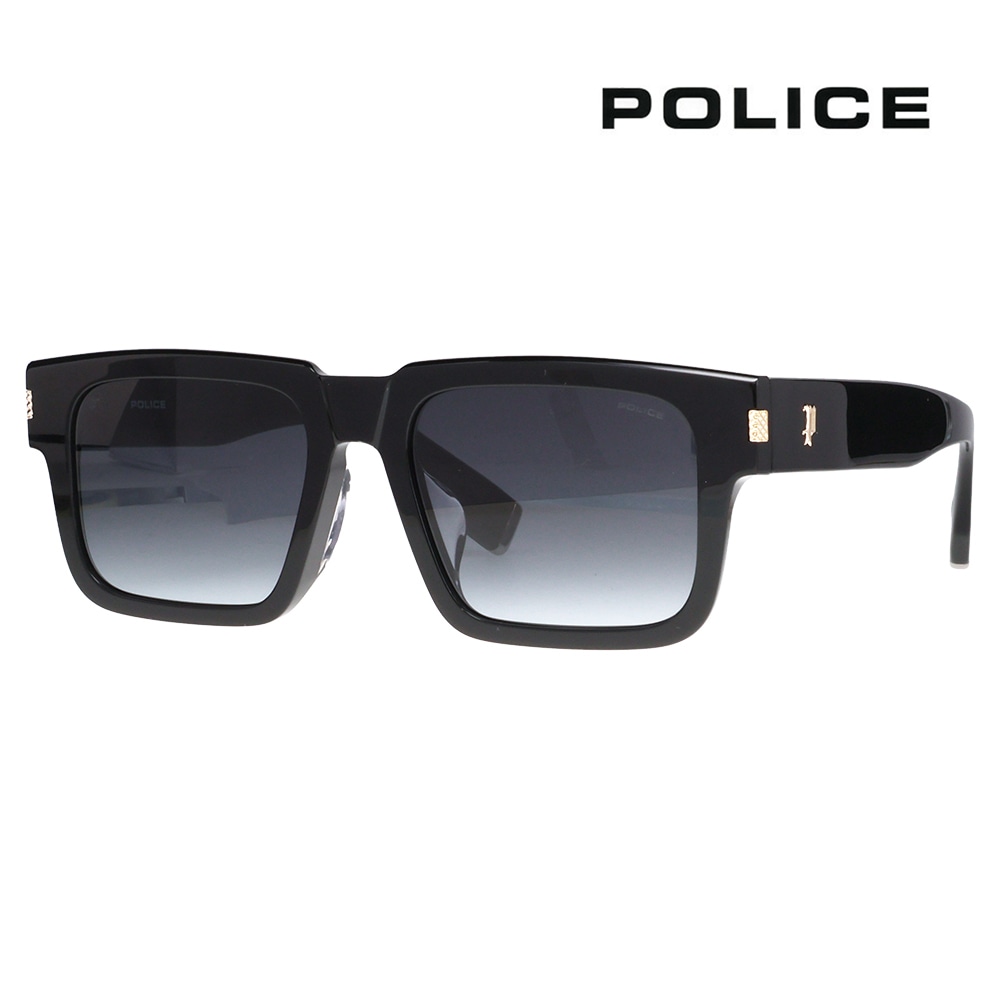 SPLT94K 0700 54 ポリス POLICE サングラス スクエア セル メンズ