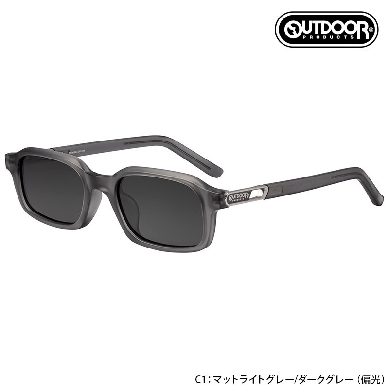 アウトドア プロダクツ OUTDOOR PRODUCTS 偏光サングラス OD09-0003 C1 スクエア ポラライズド