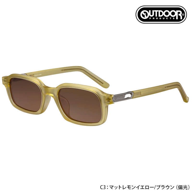アウトドア プロダクツ OUTDOOR PRODUCTS 偏光サングラス OD09-0003 C3 スクエア ポラライズド