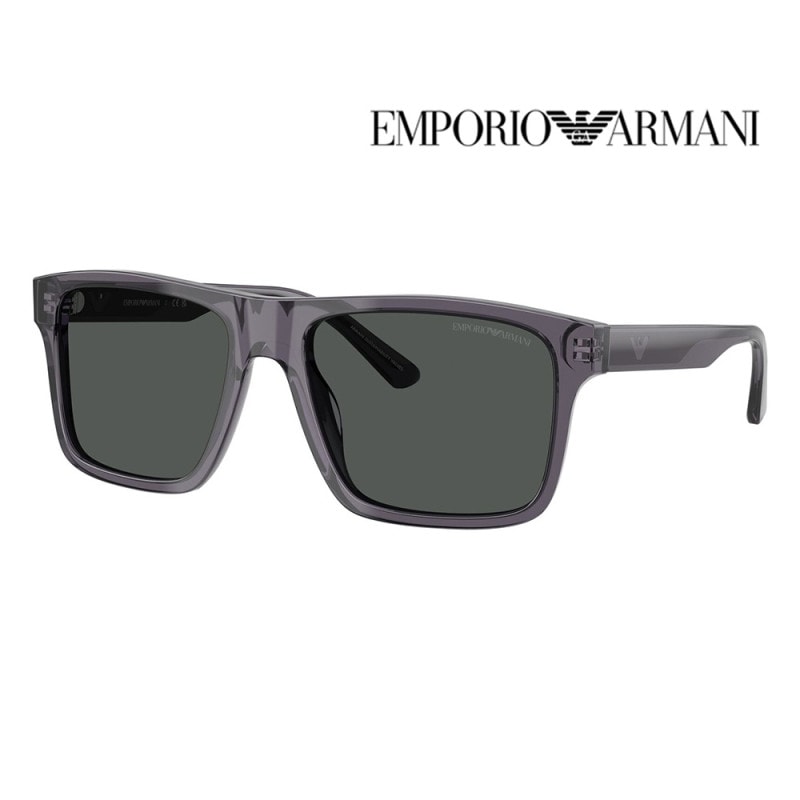 EA4232F 610687 57 EMPORIO ARMANI エンポリオアルマーニ サングラス セル スクエア メンズ フルフィットモデル