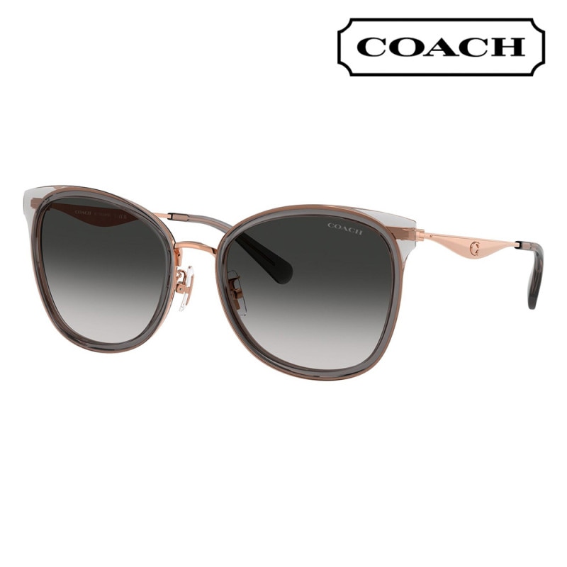 HC7170 94543C 56 コーチ COACH サングラス スクエア クラシック メタル セル コンビネーション レディース