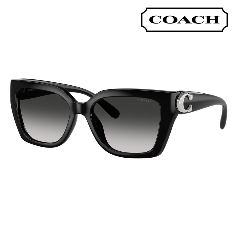 HC8408F 50023C 57 コーチ COACH サングラス フォックス スクエア セル フルフィットモデル レディース