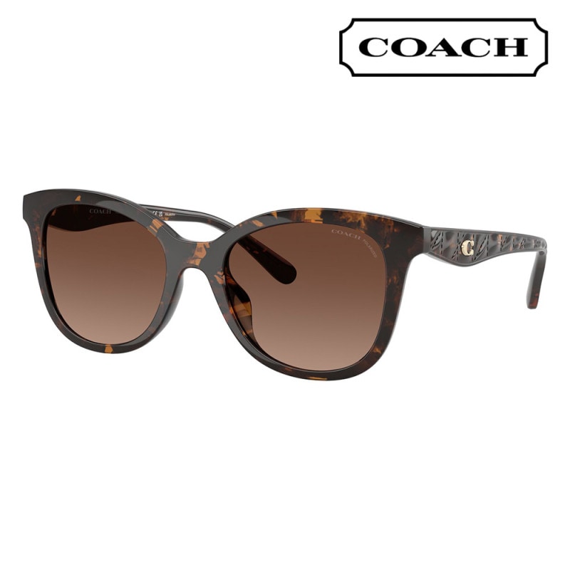 HC8419U 5120T5 55 コーチ COACH サングラス QUILTED TABBY フォックス セル ユニバーサルデザイン レディース 偏光