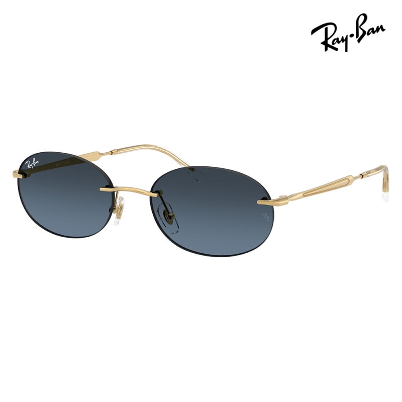 RB3767 001/4C 54 レイバン Ray-Ban サングラス オーバル ツーポイント メタル 