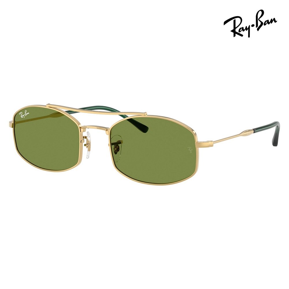 Ray Ban ラウンドサングラス Deuxieme Classe RB3719 001/4E 54 レイバン Ray-Ban サングラス ダブルブリッジ