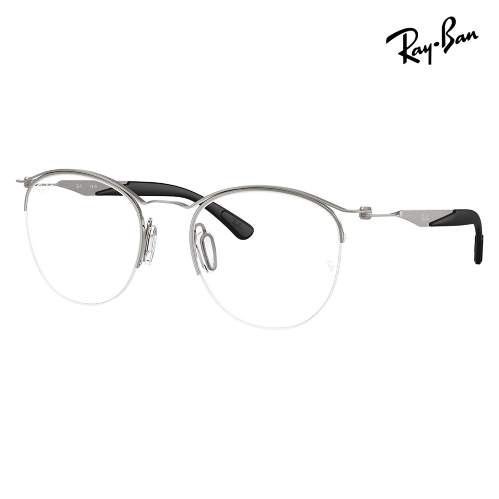 RX7553 3214 50 レイバン Ray-Ban チタン メタル ラウンド ナイロール