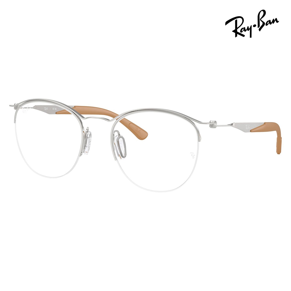 RX7553 3216 52 レイバン Ray-Ban チタン メタル ラウンド ナイロール