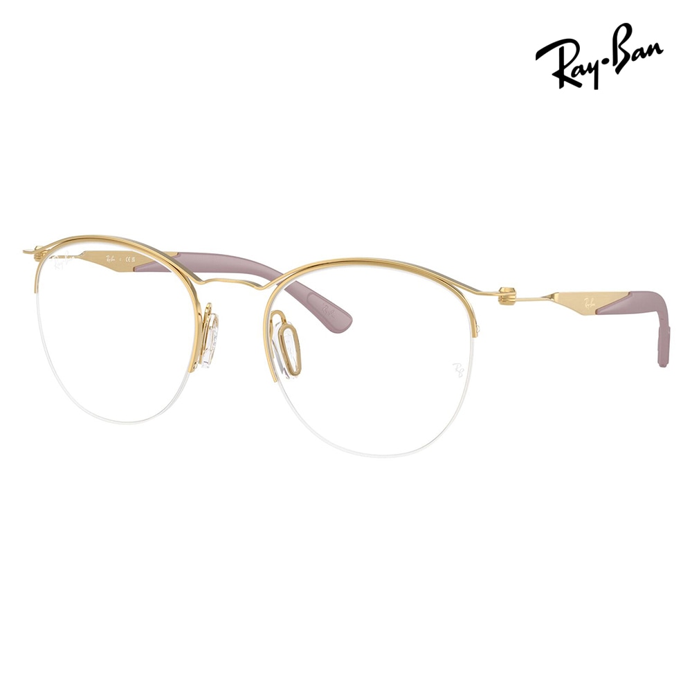 RX7553 3218 52 レイバン Ray-Ban チタン メタル ラウンド ナイロール