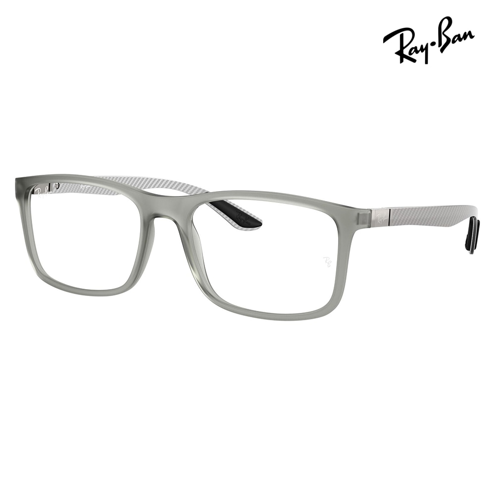 RX8908 5244 57 Ray-Ban スクエア ユニセックス カーボンファイバー 