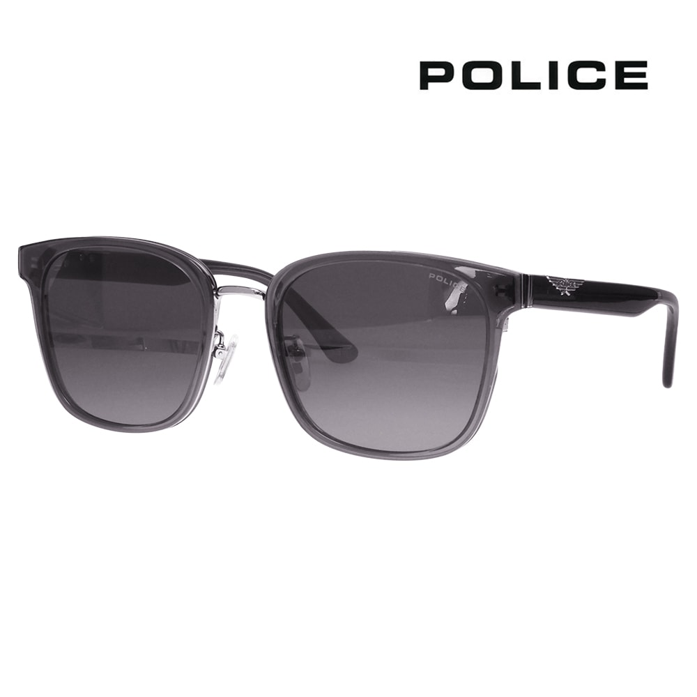 SPLT58K 03GU 56 ポリス POLICE サングラス ウェリントン コンビ