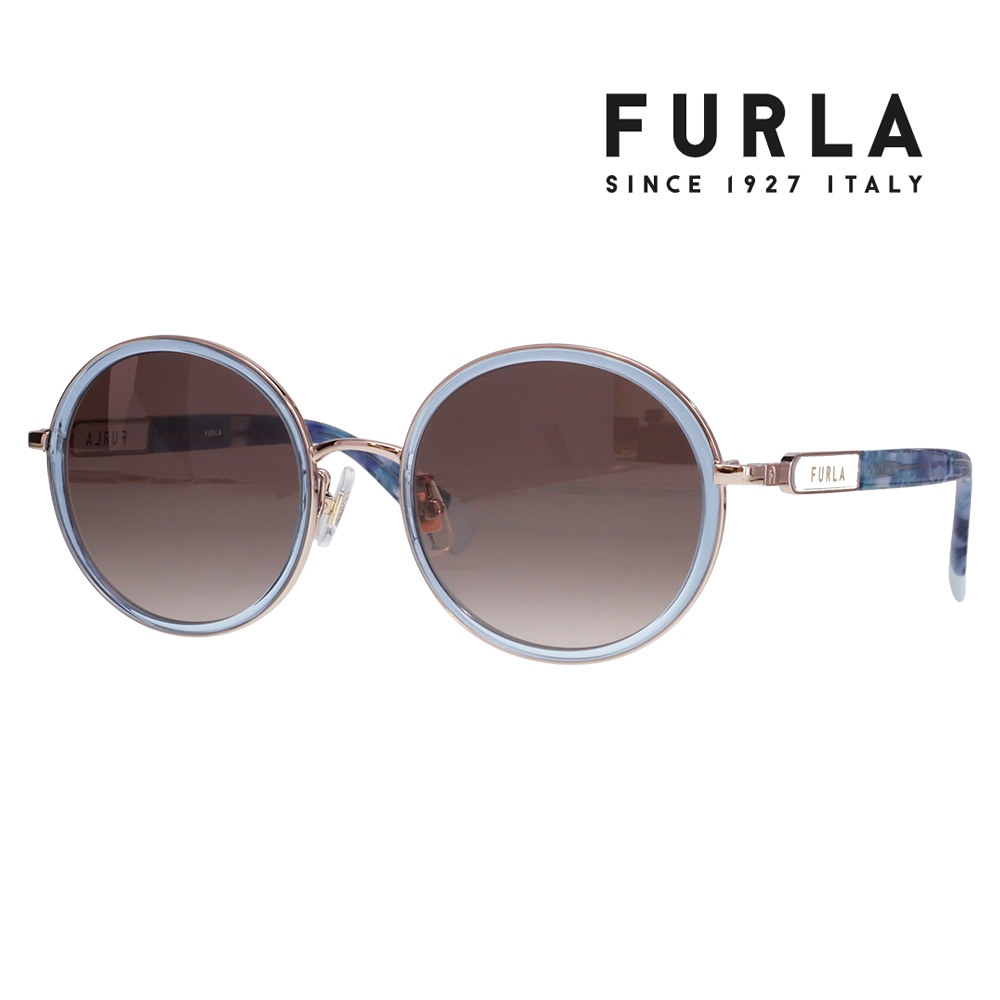 SFUA48J 0C1L 52 FURLA フルラ サングラス メタル セル ラウンド