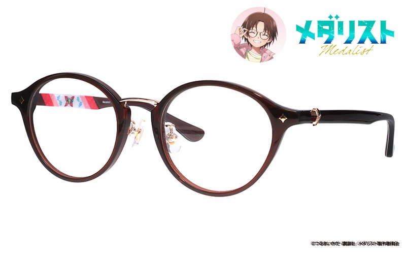 【予約:2027年2月頃発送】メダリスト コラボメガネ いのりモデル