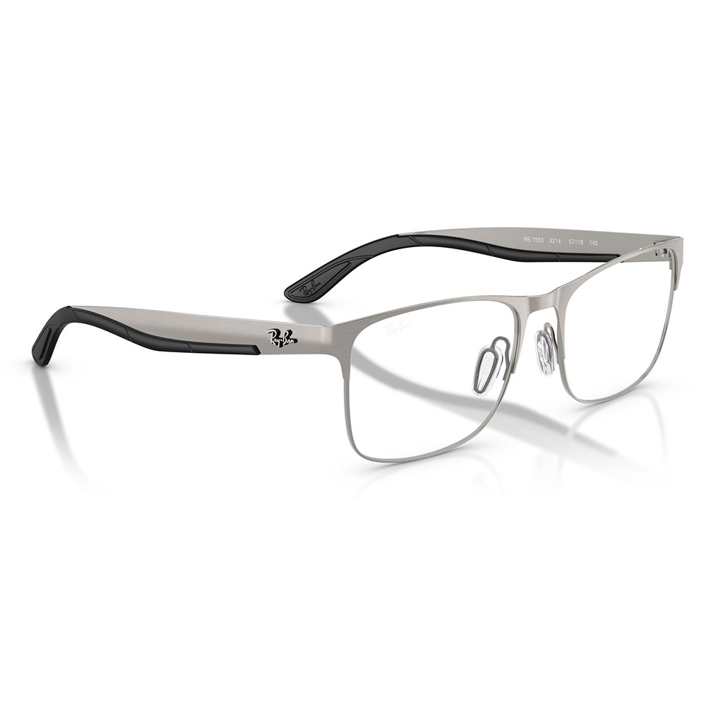 RX7550 3214 55 レイバン Ray-Ban チタン メタル スクエア