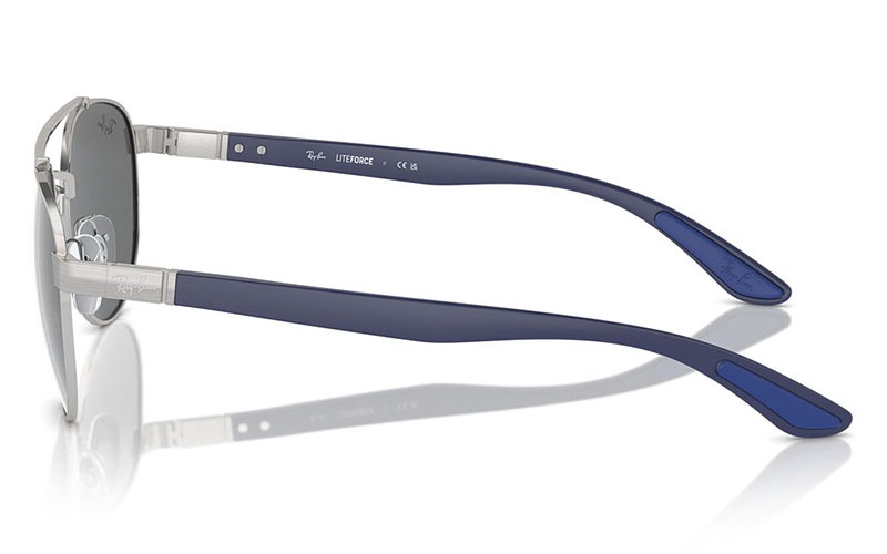 Ray-Ban ミラーサングラス　ダブルブリッジ　青色/ピンク　サングラスケース Ray-Ban ミラーサングラス ダブルブリッジ 青色/ピンク