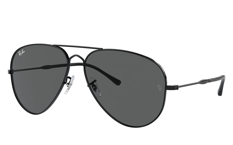 Ray-Ban レイバン ヴィンテージ B&amp;L RAY-BAN U.S.A アビエーター ブラック 黒 メタル サングラス 男女兼用 ティアドロップ 410933 【中古】 Ray-Ban|レイバン AVIATOR TOTAL BLACK | 人気商品 | マリンショップ