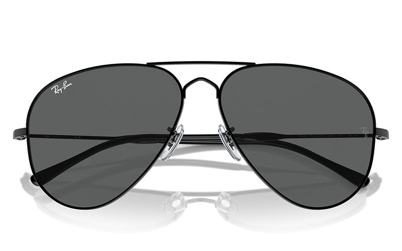 Vintage Ray-Ban アビエイター サングラス ブラック ケース付き Ray Banレイバン レトロ アビエーター型 ブラックサングラス