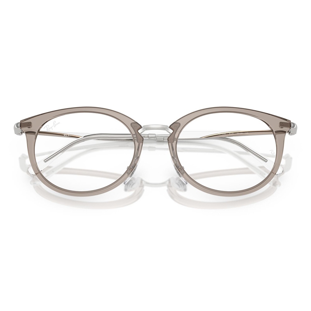 レイバン メガネフレーム RX7255 8125 グレイ 国内正規品 RX7255 8125 53 Ray-Ban オーバル セル ユニセックス