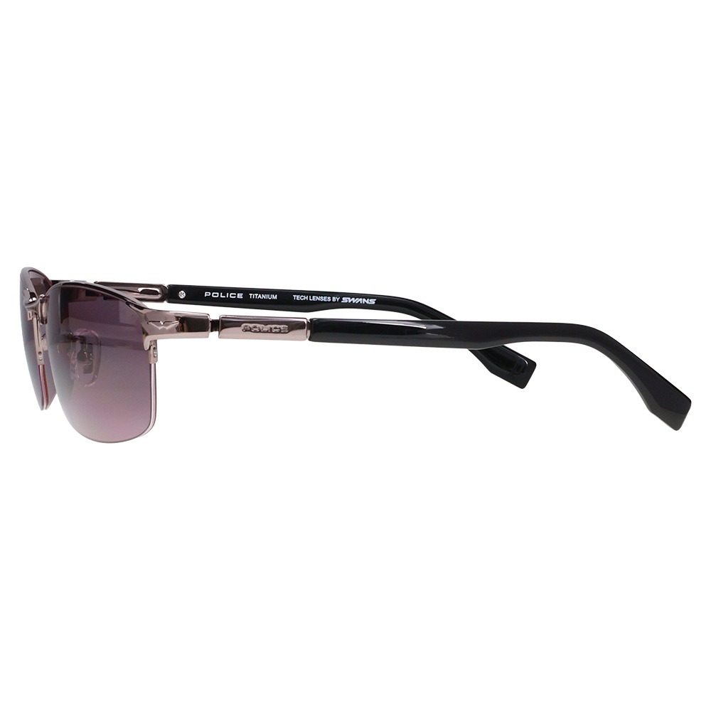 SPLT76J 568P 58 ポリス POLICE×SWANS サングラス RIDER Tech Lenses