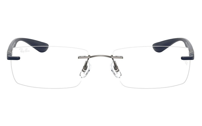 【美品】レイバン RAYBAN サングラス RX8724 1217 54 Ray-Ban レイバン ツーポイント チタニウム