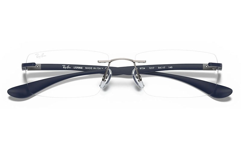 RX8724 1217 54 Ray-Ban レイバン ツーポイント チタニウム スクエア