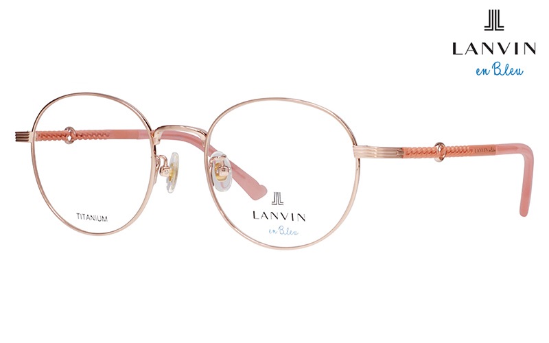 LANVIN en Bleu ランバンオンブルー VLB017J 0K3P 50 ラウンド メタル