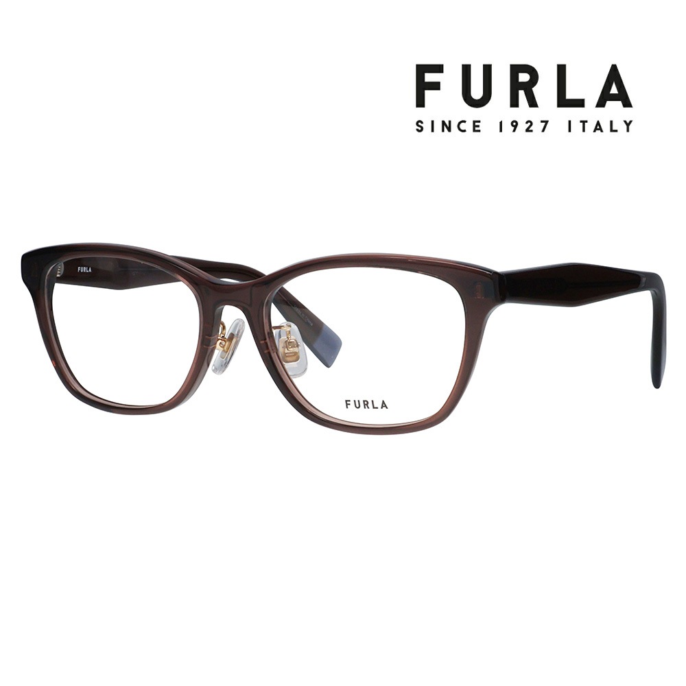 FURLA　サングラス　モザイク　黒白クリア VFU862J 0700 49 FURLA フルラ ボストン セル ジャパンモデル