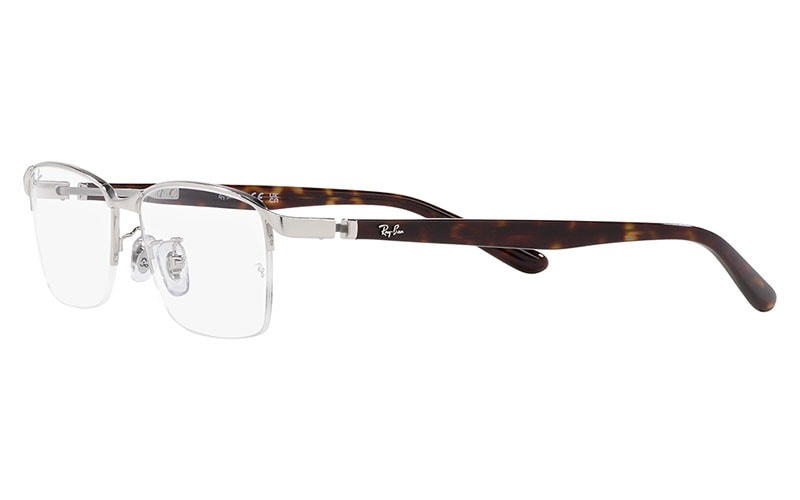 RX6501D 2595 55レイバン Ray-Ban スクエア ナイロール メタル メンズ