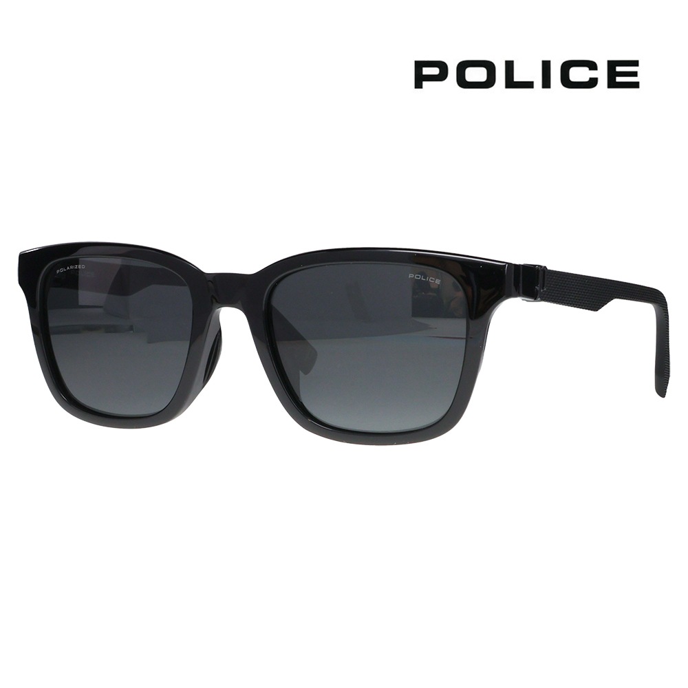 ☆【国内正規品・新品】POLICE ポリス　サングラス　SPLT72J-Z42P SPLT72J Z42P 53 ポリス POLICE サングラス スクエア セル メンズ 偏光