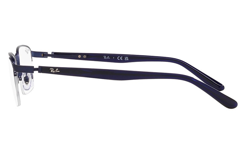 RX6501D 3076 55レイバン Ray-Ban スクエア ナイロール メタル メンズ