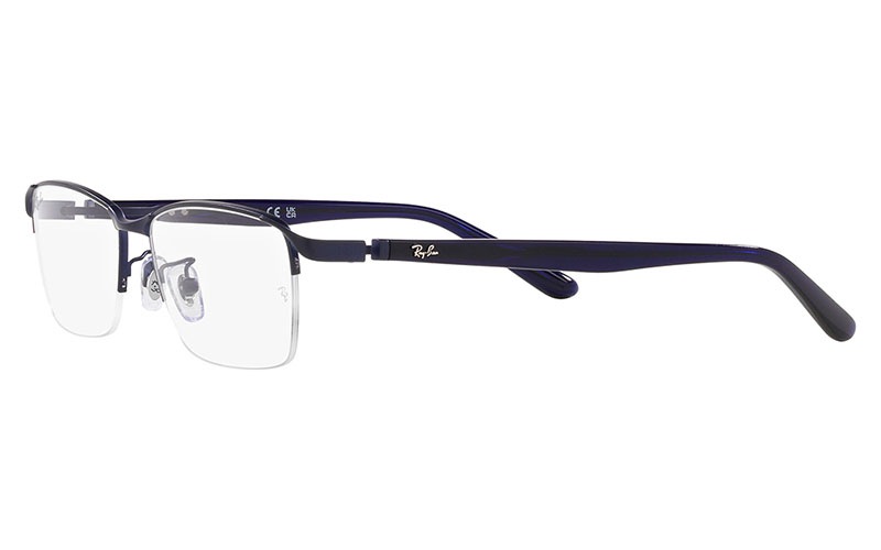 RX6501D 3076 55レイバン Ray-Ban スクエア ナイロール メタル メンズ