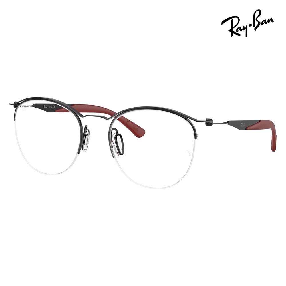 リオハナス レッド1本 ホワイト2本 合計3本 RX7553 3215 50 レイバン Ray-Ban チタン メタル ラウンド ナイロール