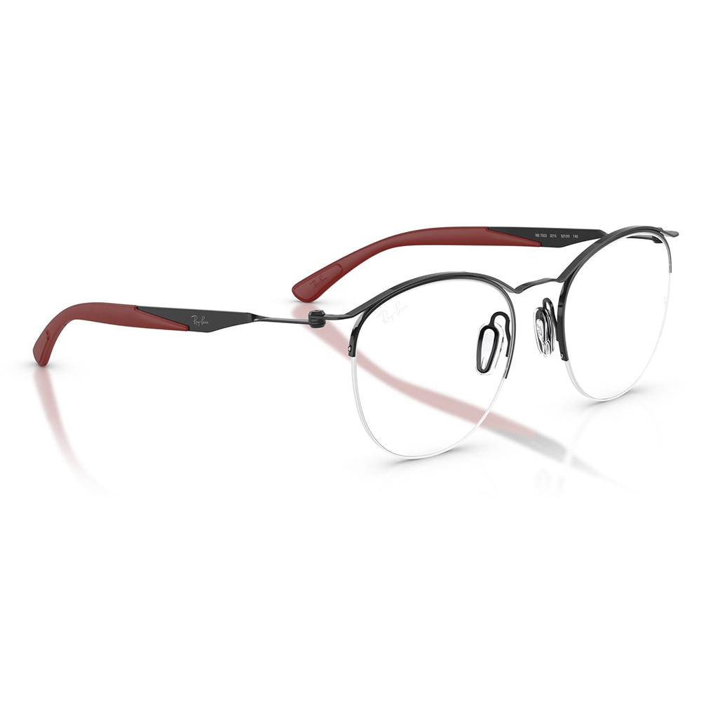 RX7553 3215 50 レイバン Ray-Ban チタン メタル ラウンド ナイロール