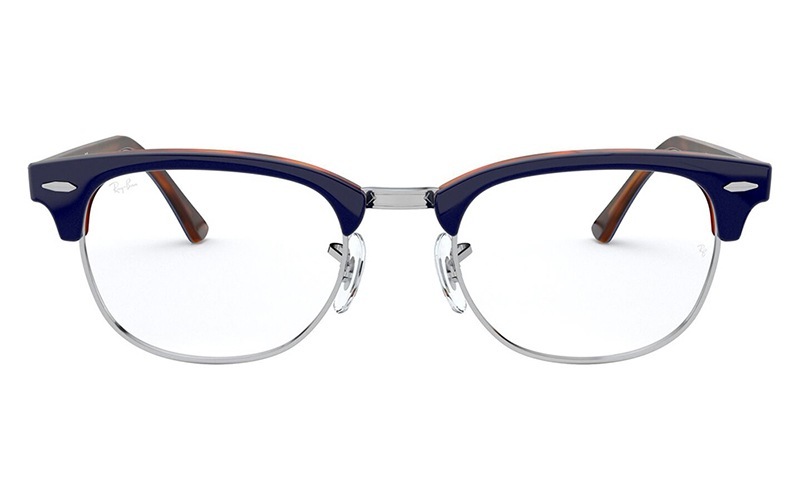 B&L RAYBAN USA製 クラブマスター　サーモントブロー　サングラス RX5154 5910 49 レイバン CLUBMASTER クラブマスター メタル