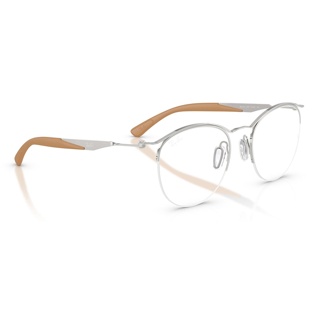 RX7553 3216 50 レイバン Ray-Ban チタン メタル ラウンド ナイロール