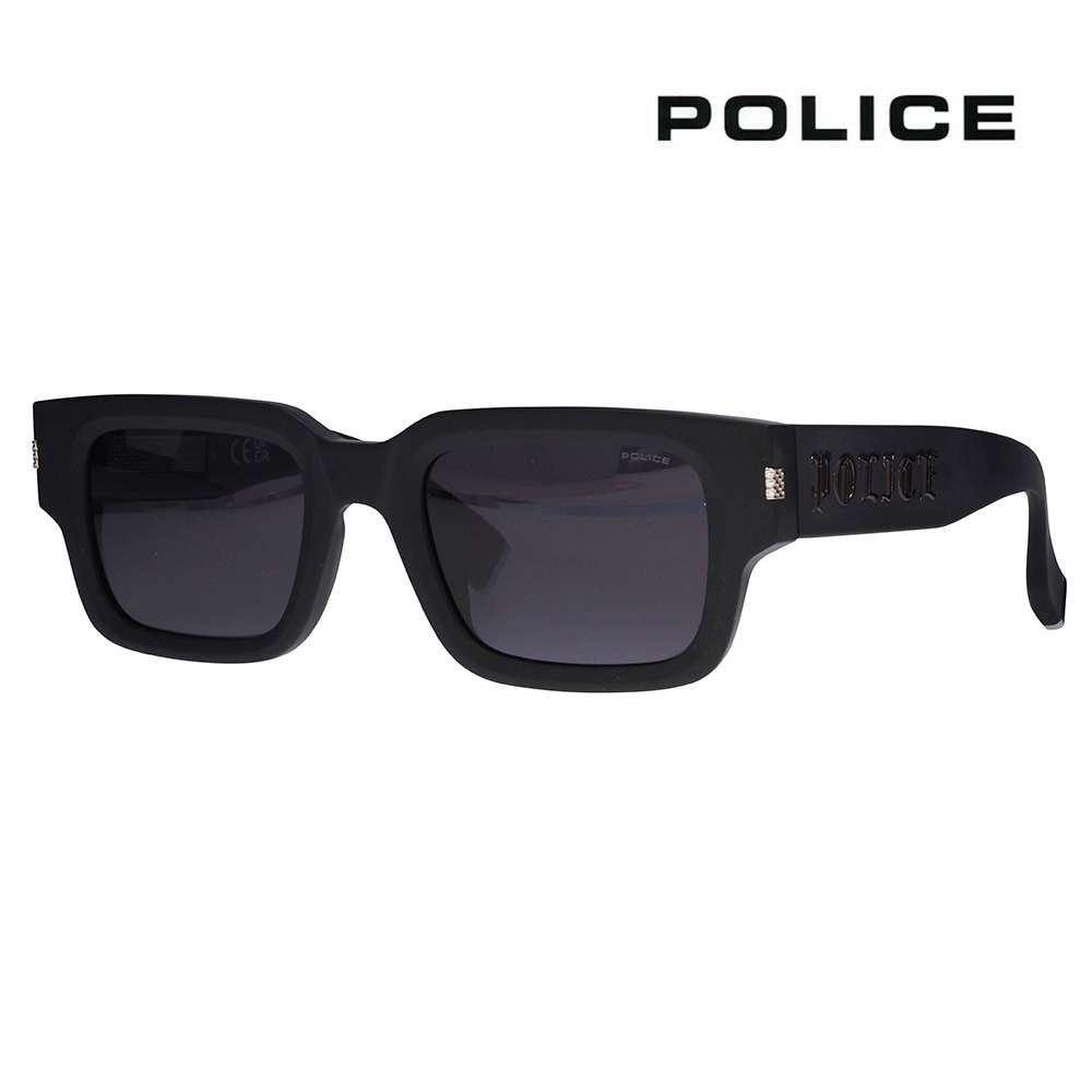 サングラス 「POLICE/ポリス」スクエア サングラス SPLM31J 581L メンズ レディース POLICE 偏光 サングラス SPLE43J COL.530P 60サイズ スクエア ツーポ