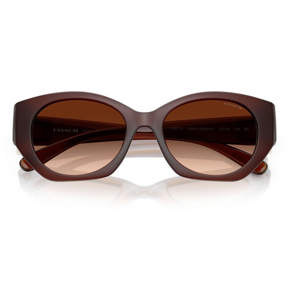 サングラスcoach Coach HC7128 C6178 L (58 - 14) with Brown lenses and Gold frame