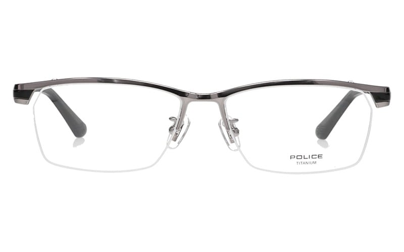 VPLM45J 0568 55 ポリス POLICE 2024年モデル スクエア チタン メンズ 