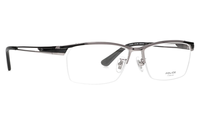 VPLM45J 0568 55 ポリス POLICE 2024年モデル スクエア チタン メンズ