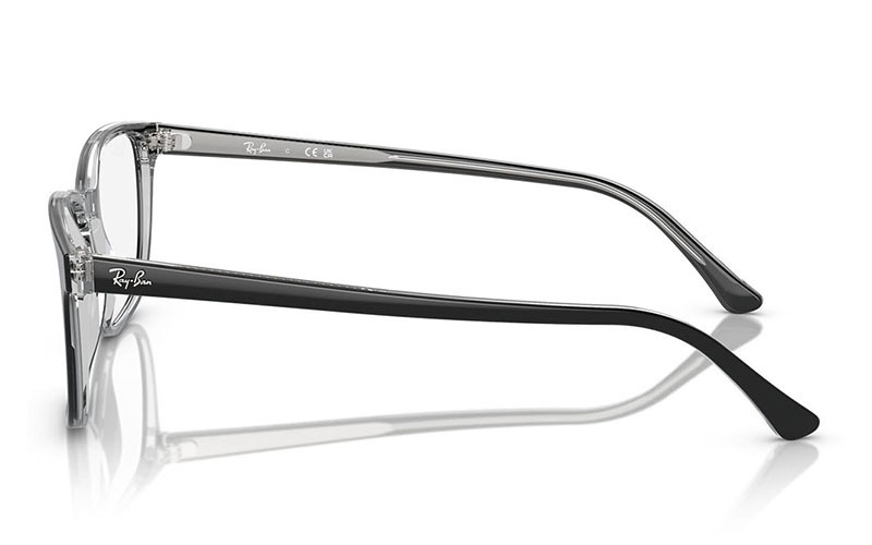 Ray-Ban ブラック ウェリントン メガネ(度あり対応) RX5418F 8367 54 スクエア ウェリントン フルフィットモデル | 商品