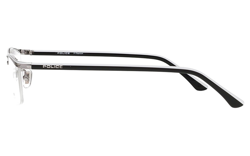 VPLN69J 0579 56 ポリス POLICE 2024年モデル スクエア メンズ チタン